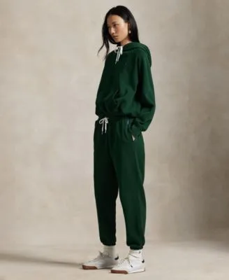 Shrunken Fit Fleece Hoodie Drawstring Sweatpants by Polo Ralph Lauren