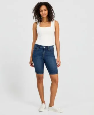 Mid Rise Denim Bermuda Shorts by Style & Co
