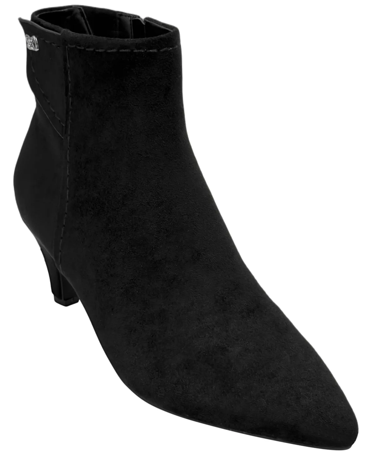 Laurie Kitten-Heel Pointed-Toe Dress Booties - Faux Suede by Aerosoles