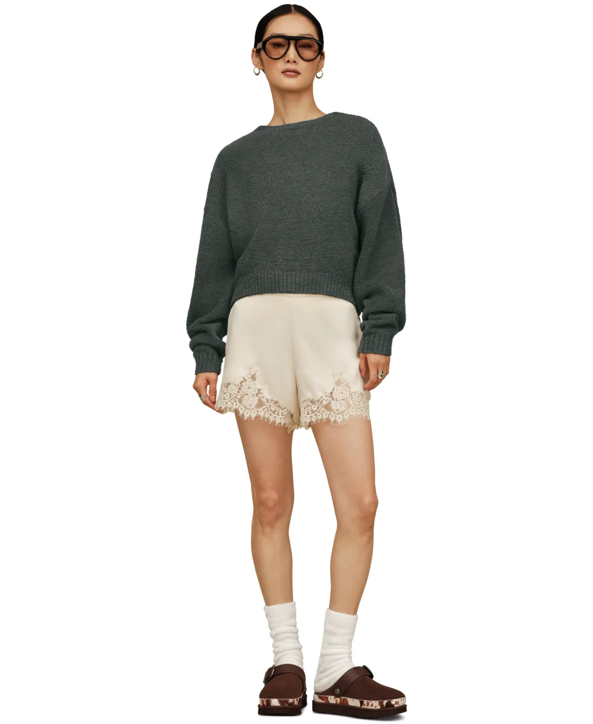 Novalie Slouchy Boat Neck Lounge Top by UGG