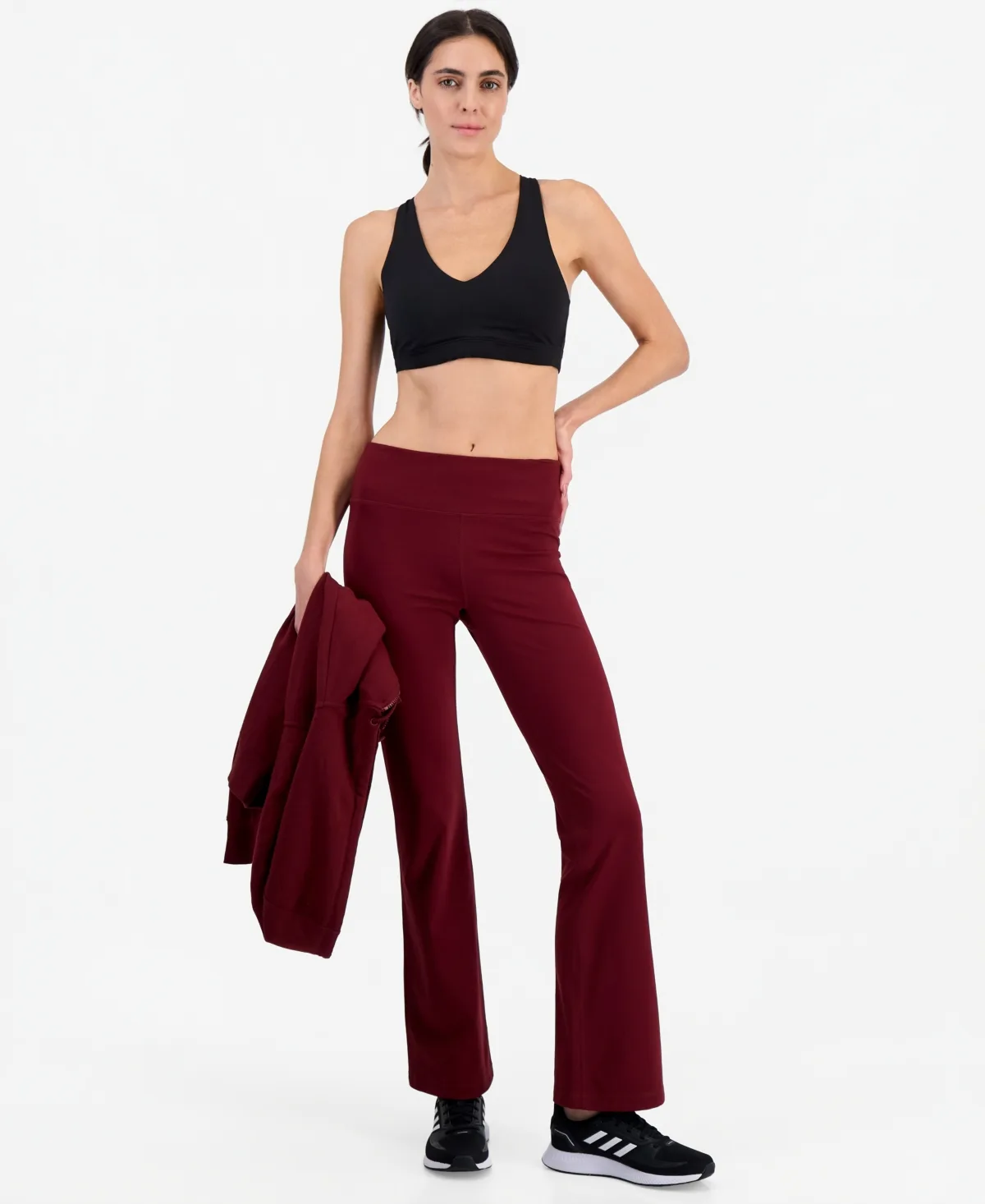 Studio High Rise Flare Leggings by Id Ideology