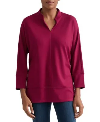 Johnny Collar Top by Jones New York
