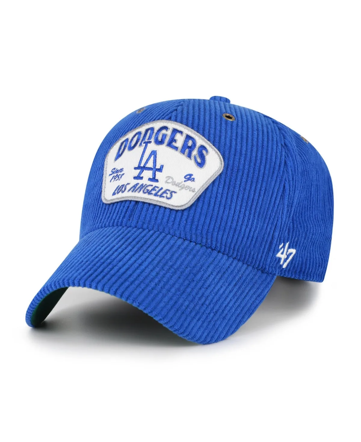 Los Angeles Dodgers Corduroy Adjustable Baseball Cap by 47 Brand
