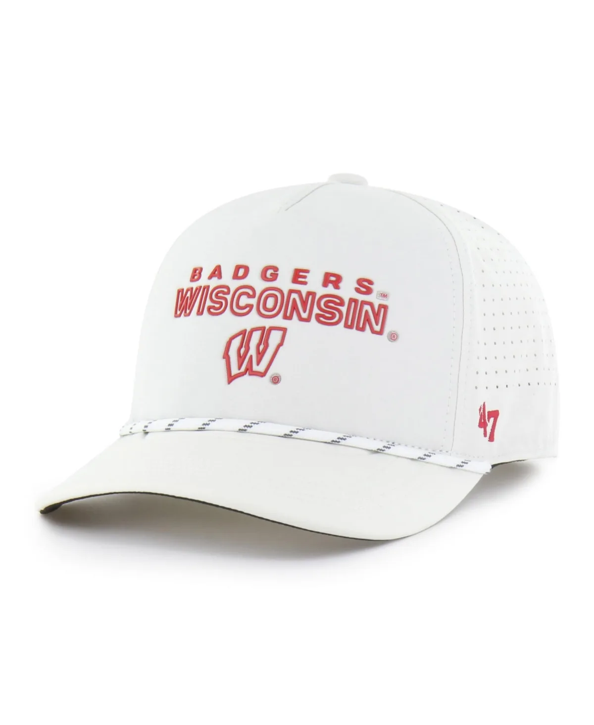 Wisconsin Badgers Retro-Inspired Adjustable Rope Hitch Baseball Cap by 47 Brand