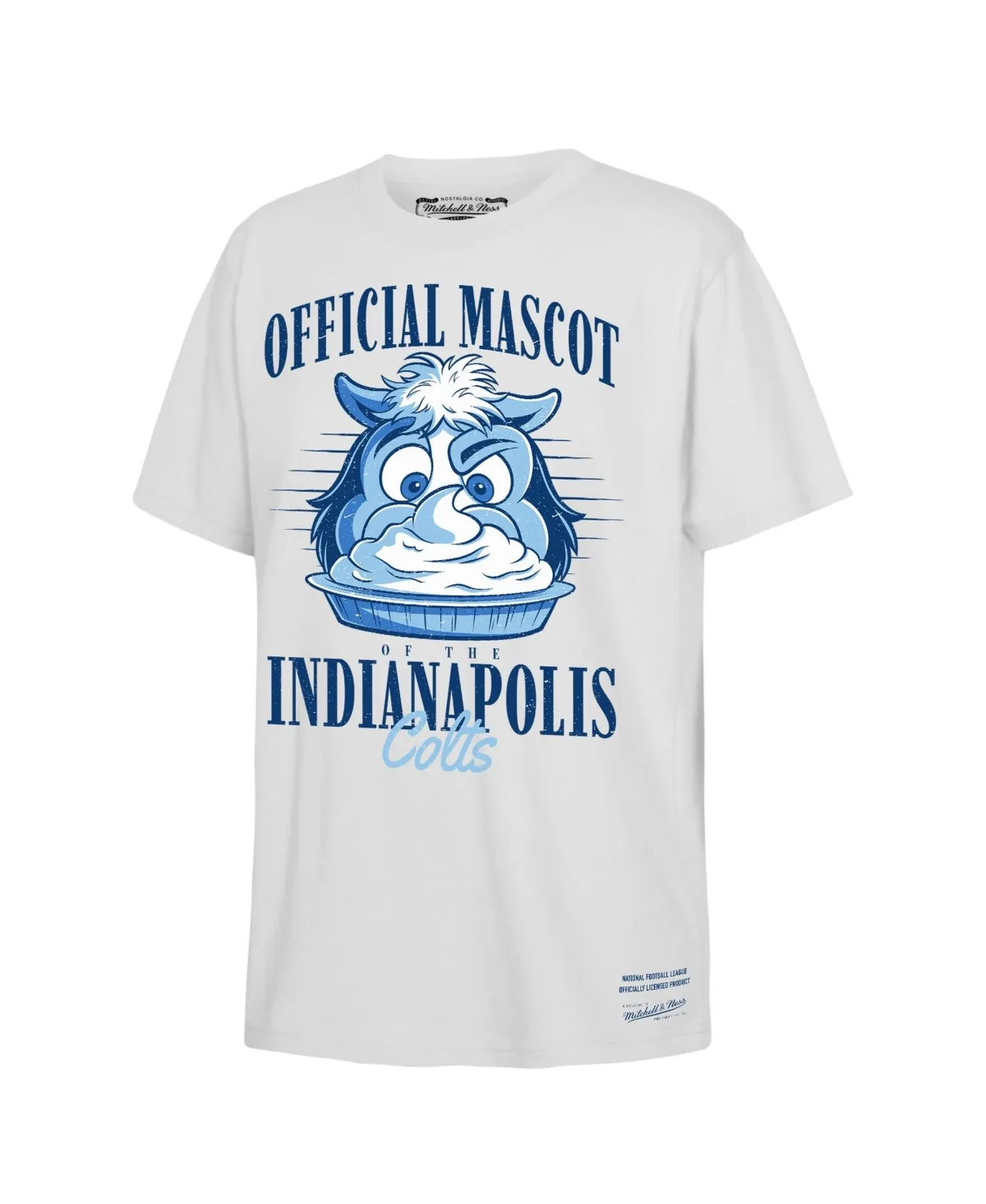 Indianapolis Colts Official Mascot Screen Print T-Shirt by Mitchell & Ness