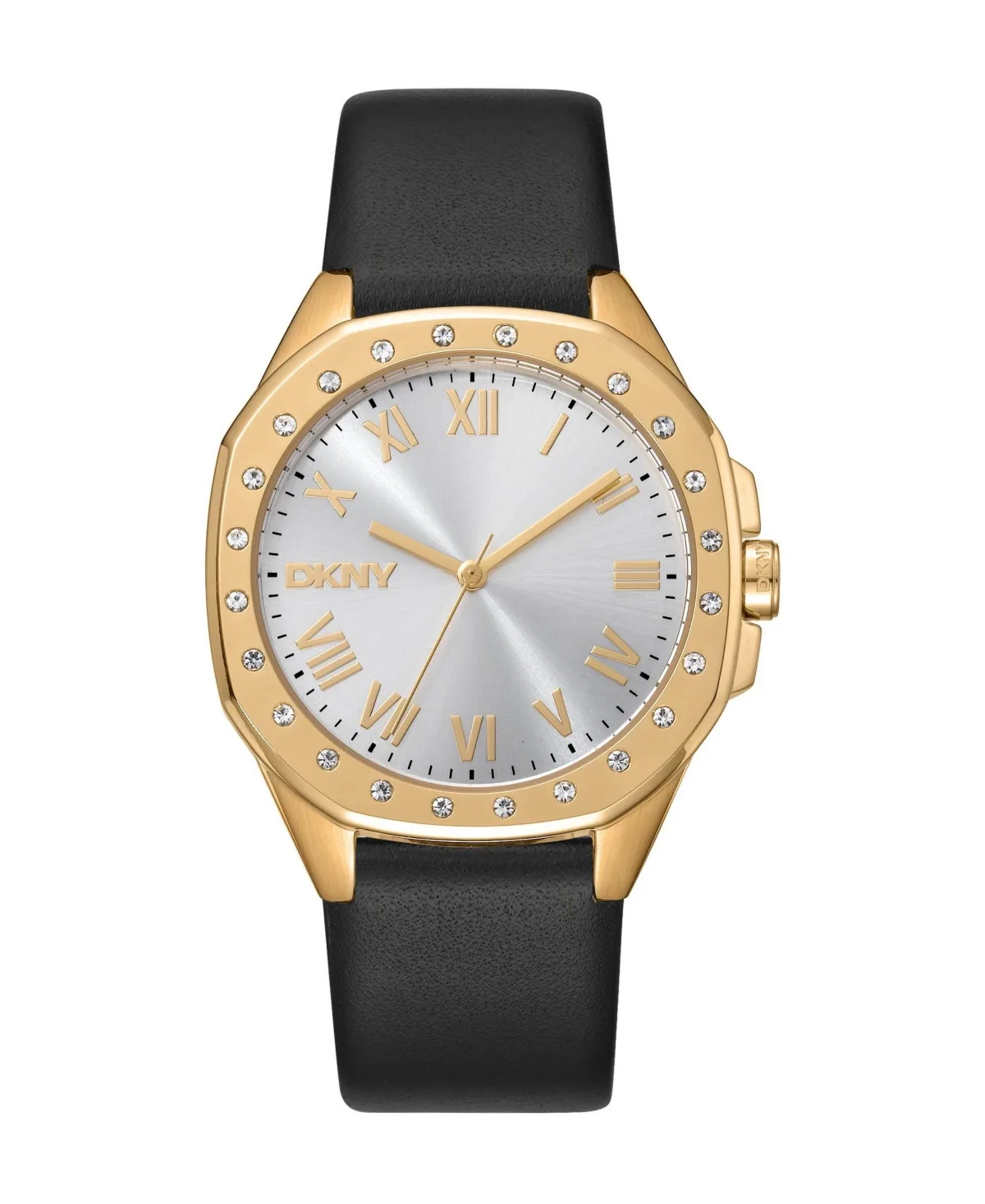 Quartz Evening Leather Strap Watch, 36mm by DKNY