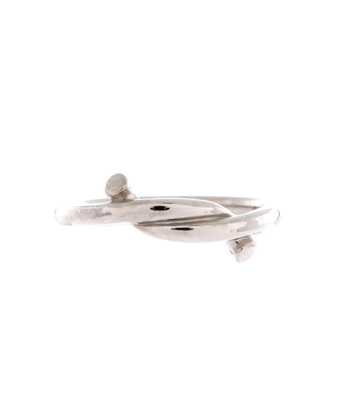 Pre-Owned Cartier Entrelaces Band Ring - 18k White Gold by Cartier's