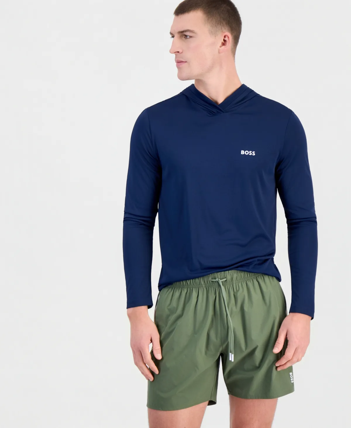 Boss by Hugo Boss 5 Iconic Striped Swim Trunks by Hugo Boss