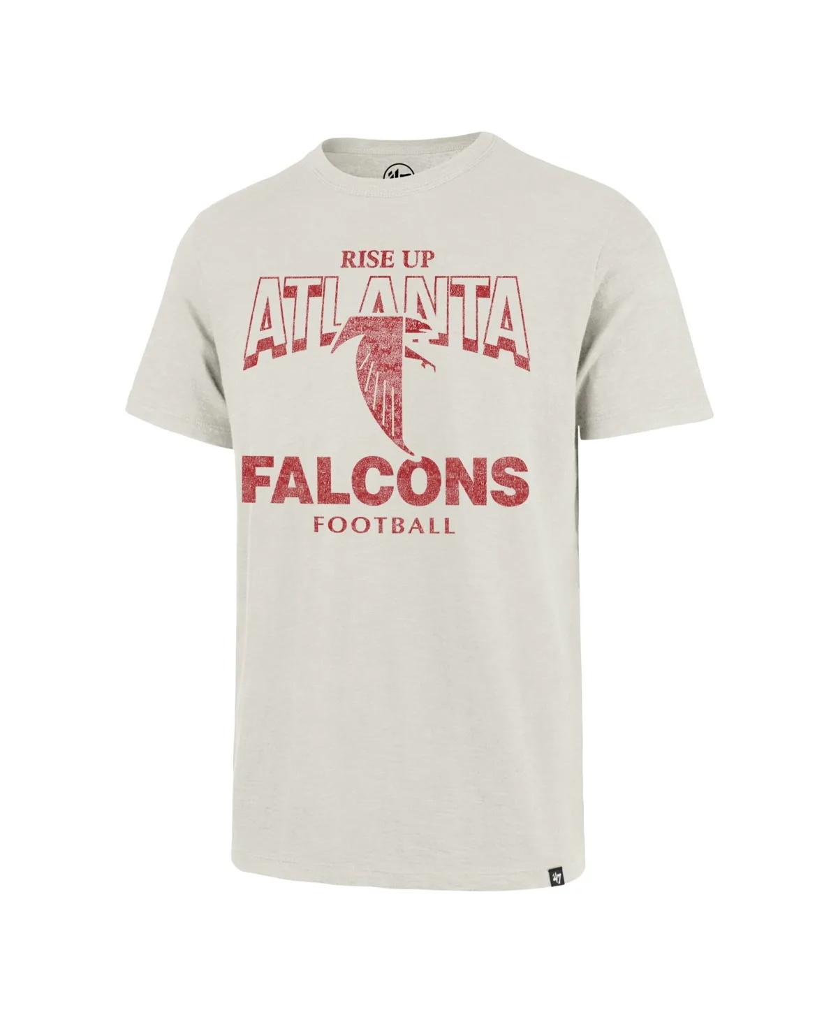 Atlanta Falcons Head on Distressed Slub T-Shirt by 47 Brand