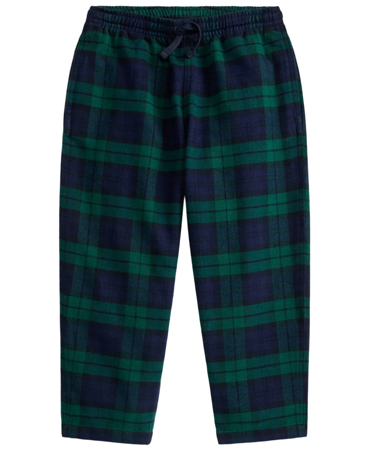 Elmcrest Elastic-Waist Flannel Plaid Pants by Polo Ralph Lauren