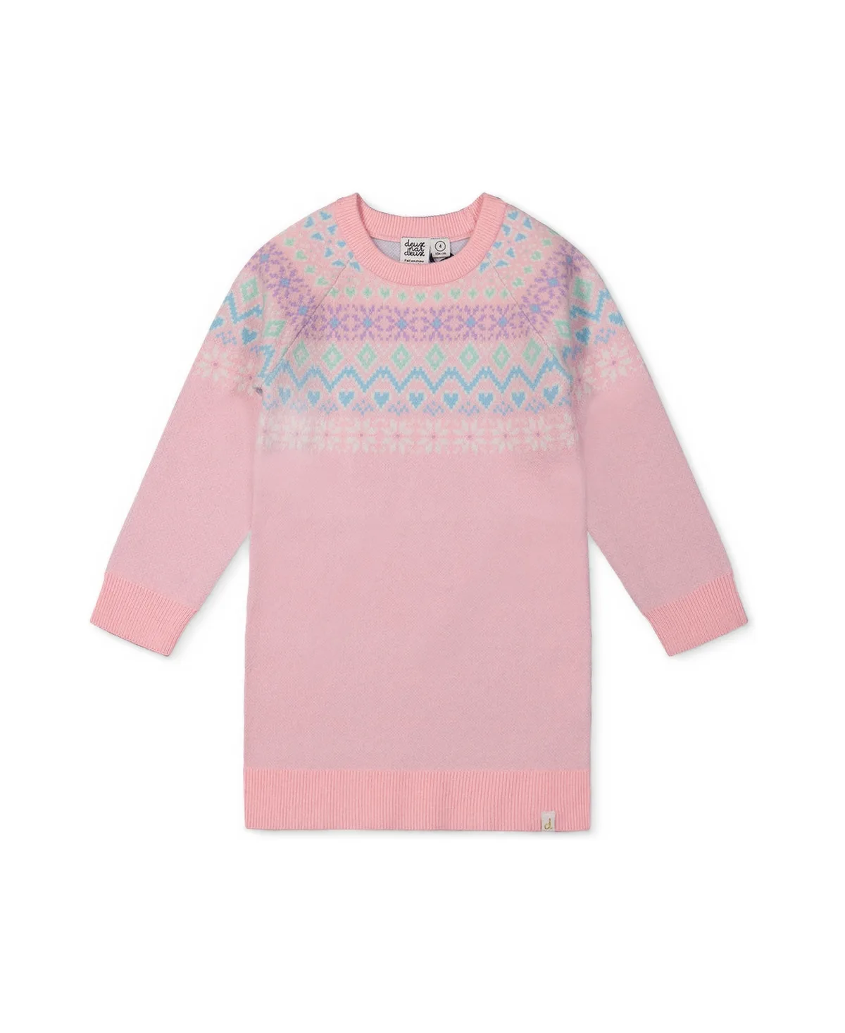 Apres-Ski Fair Isle Knit Dress by Deux Par Deux