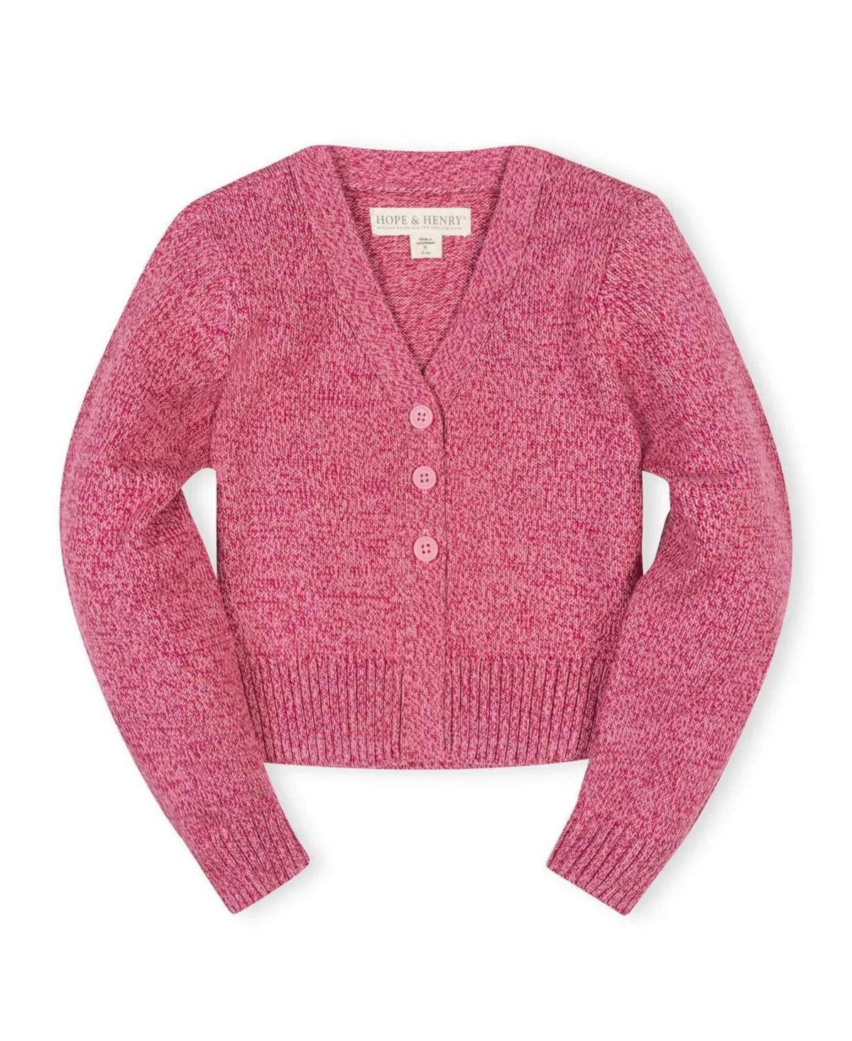 Organic V-Neck Cardigan Sweater by Hope & Henry