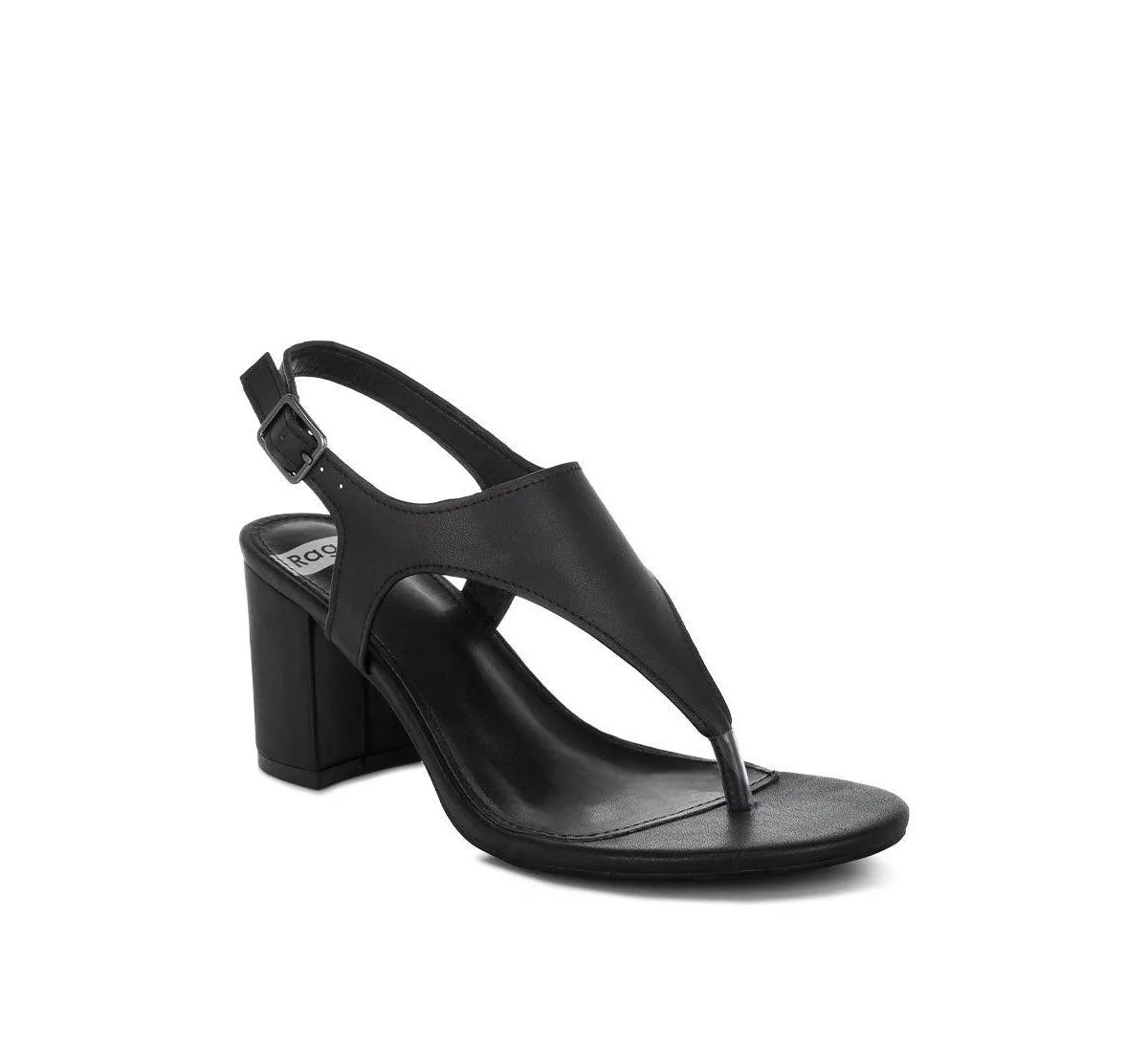 Ann Real Leather Thong Toe Sandals by Rag & Co