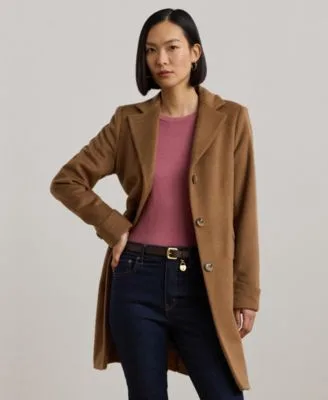 Lauren Ralph Lauren Single Breasted Walker Coat by Ralph Lauren