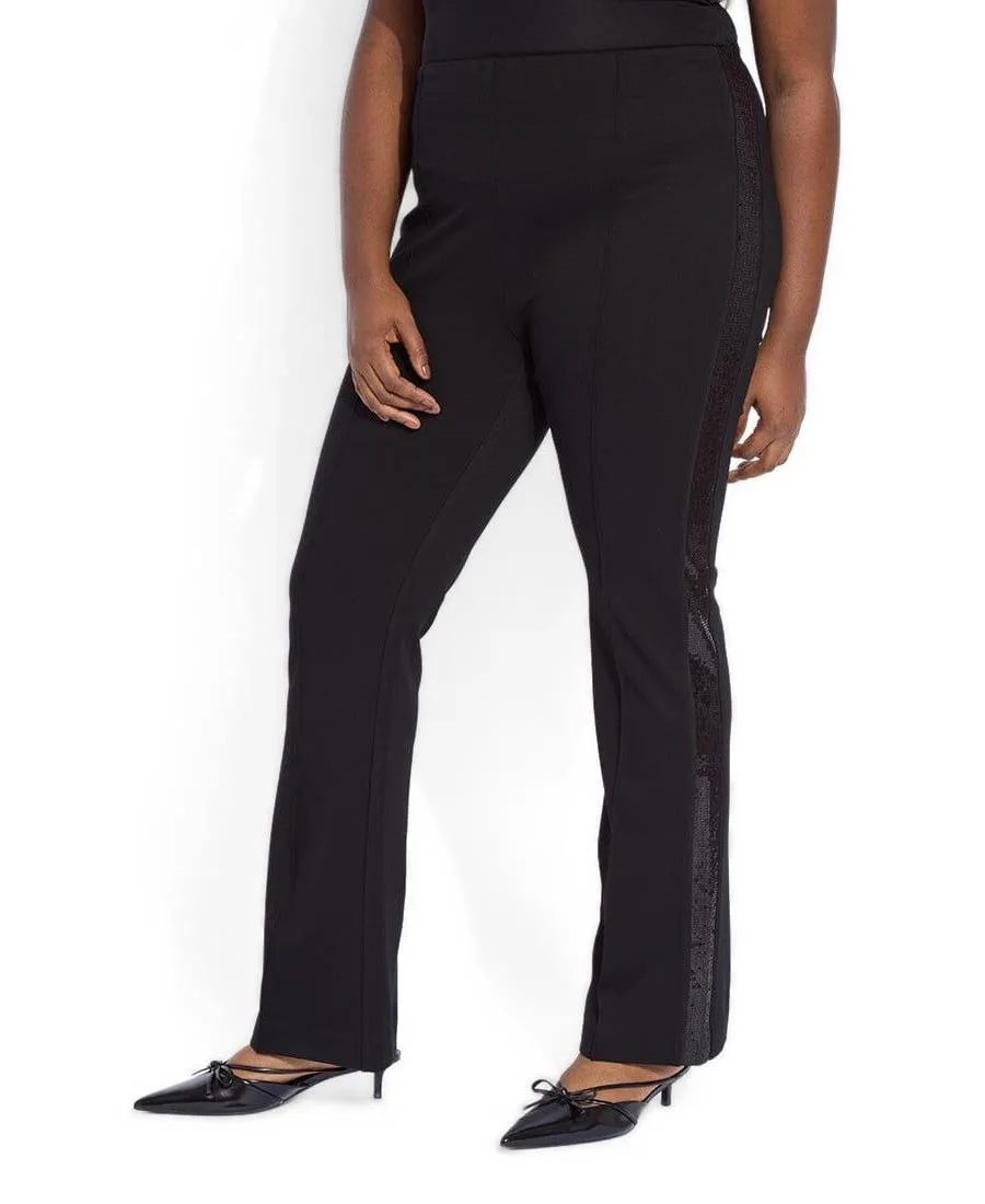 Sequin Embellished Pant Curvy - 32.5 Inseam