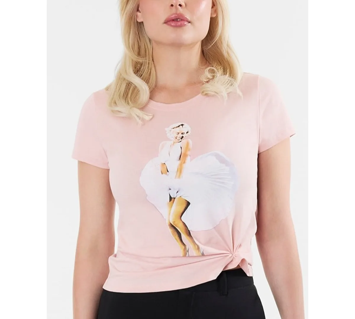 Marilyn Short-Sleeve Crewneck Iconic T-Shirt by GUESS