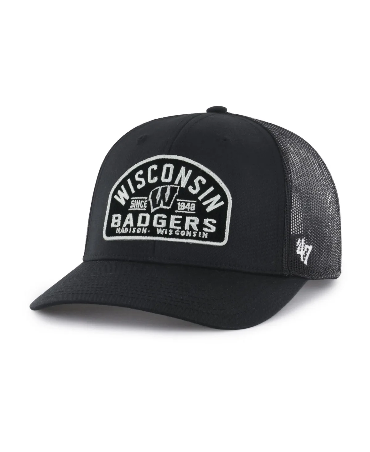 Wisconsin Badgers Leland Trucker Adjustable Hat by 47 Brand