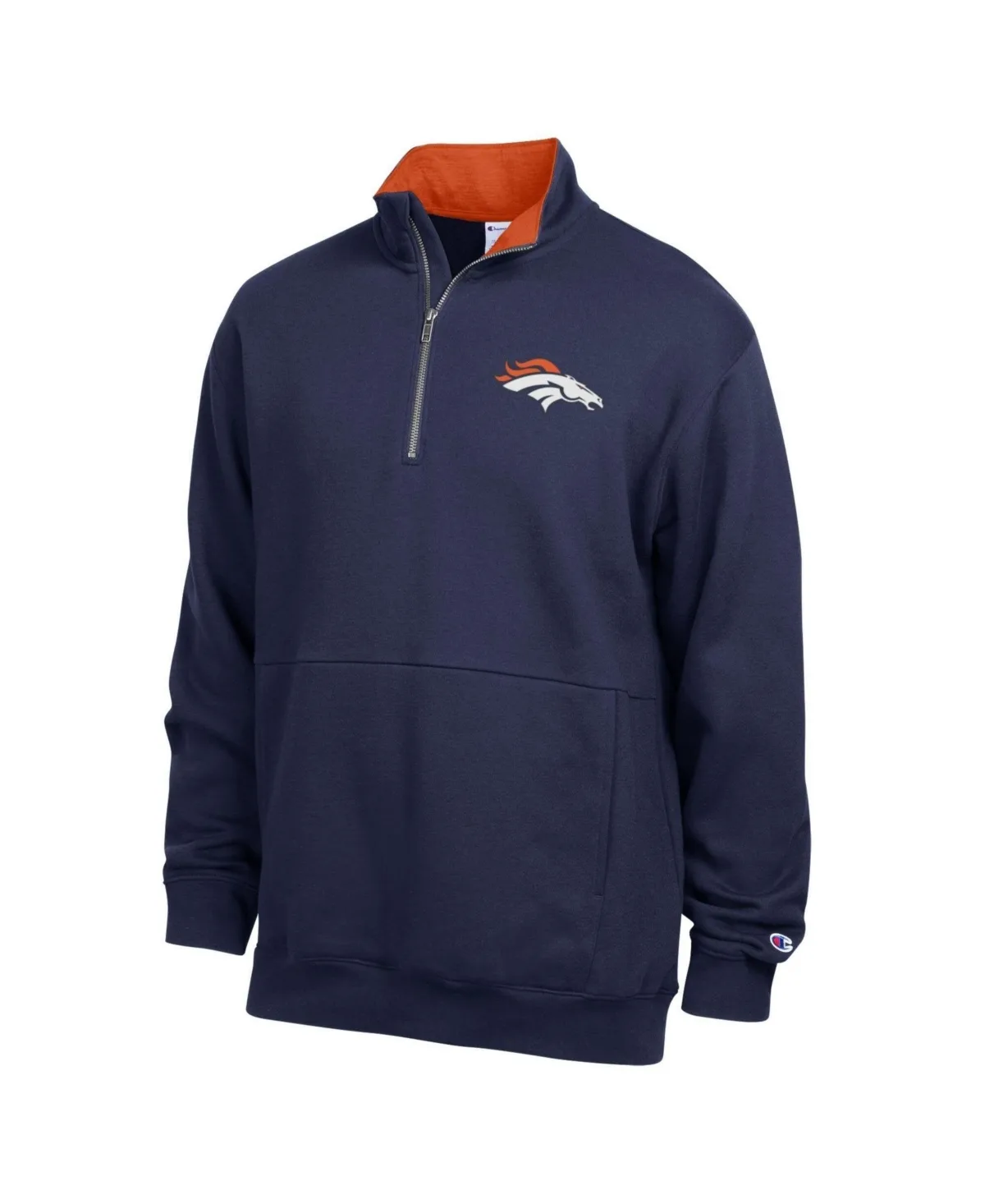 Denver Broncos Fleece Quarter-Zip Pullover by Champion