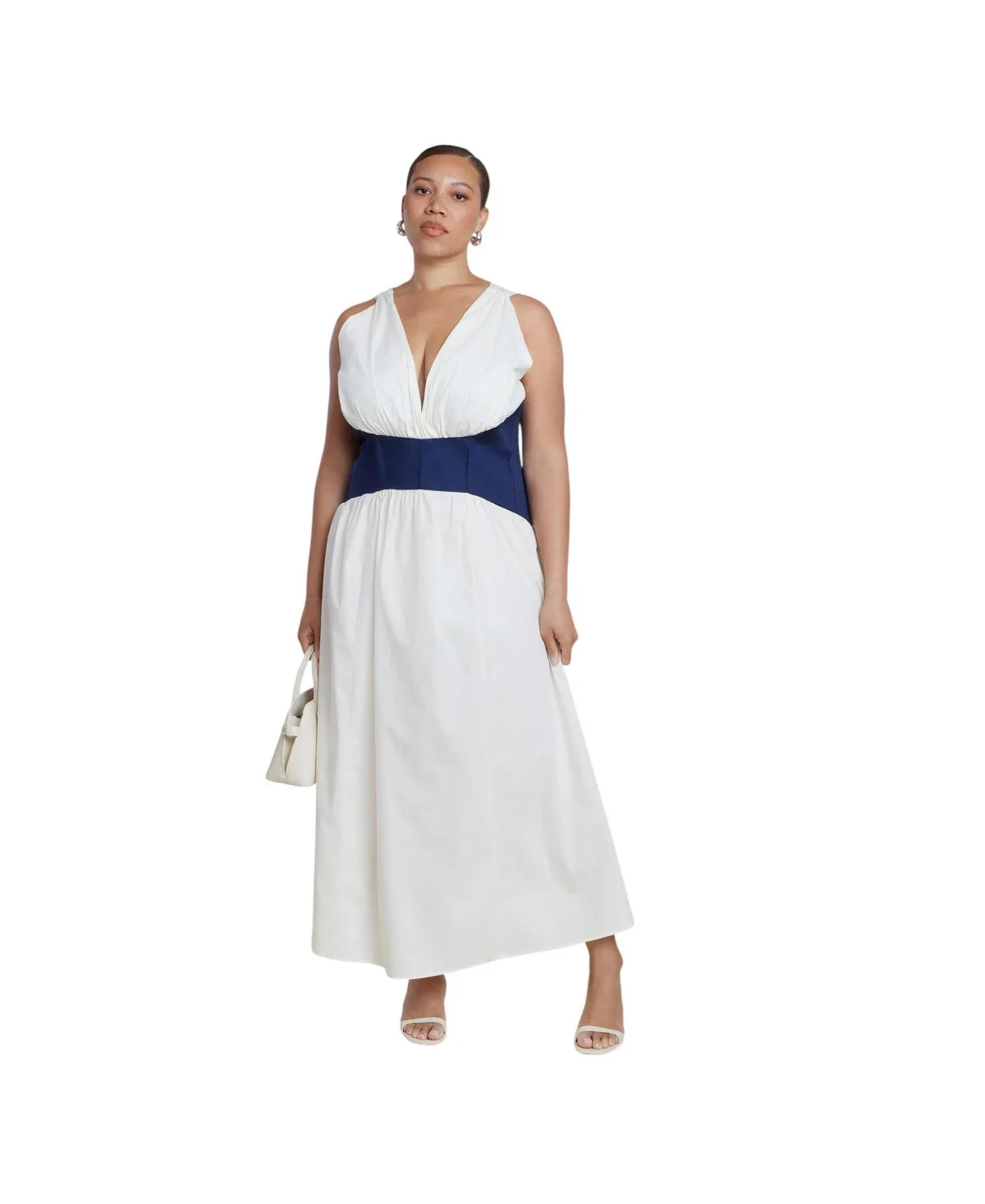 Corset Detail Maxi Dress by Eloquii