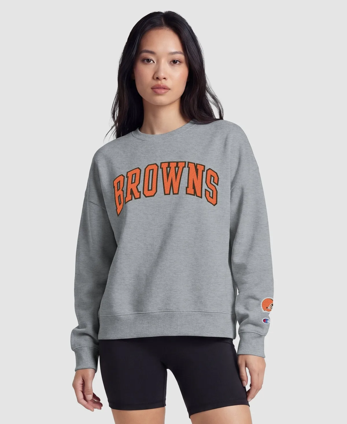 Cleveland Browns Contrast Lined Sweatshirt by Champion