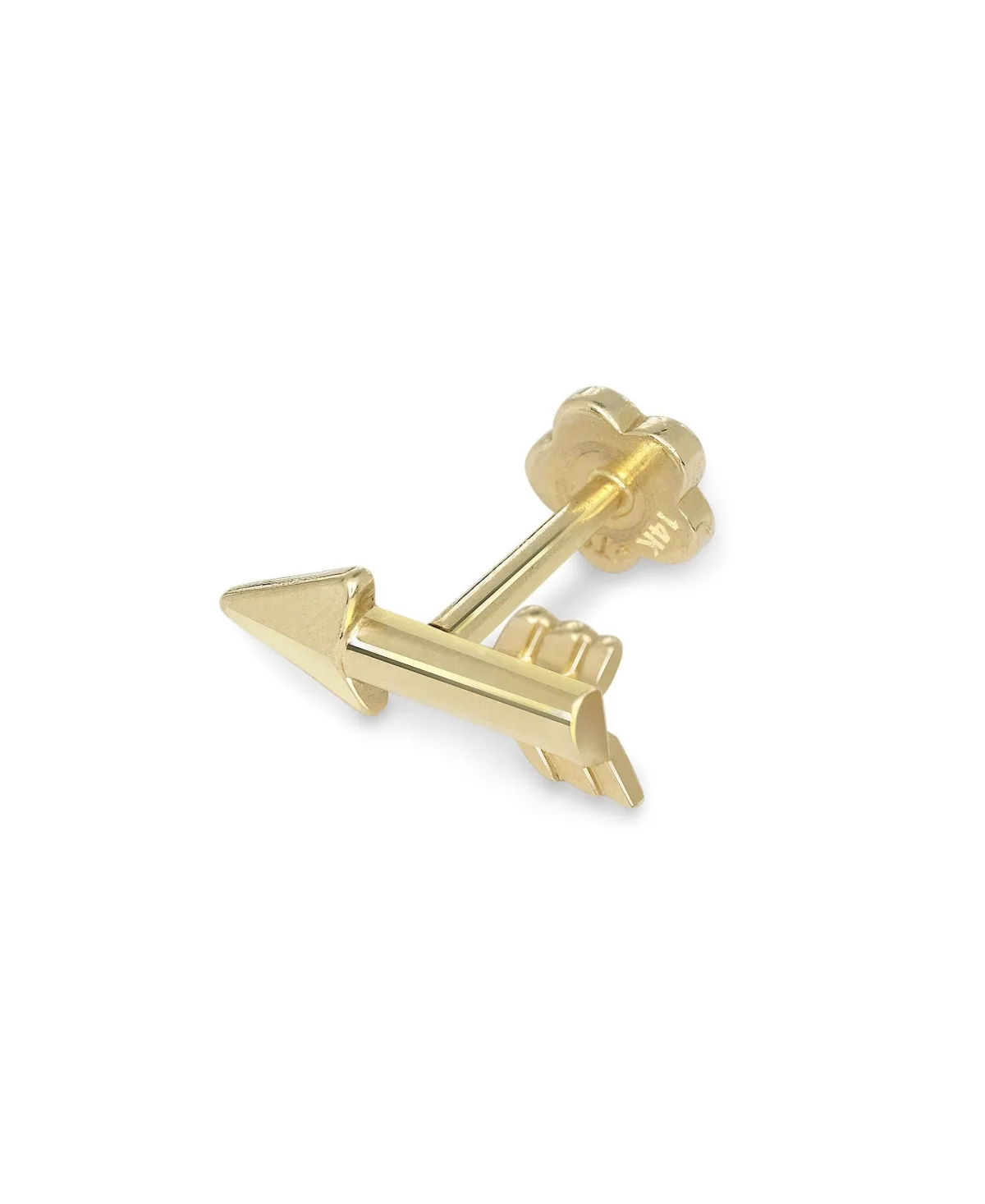 18G 10mm Arrow Symbol Labret Cartilage Stud Earrings by Curata
