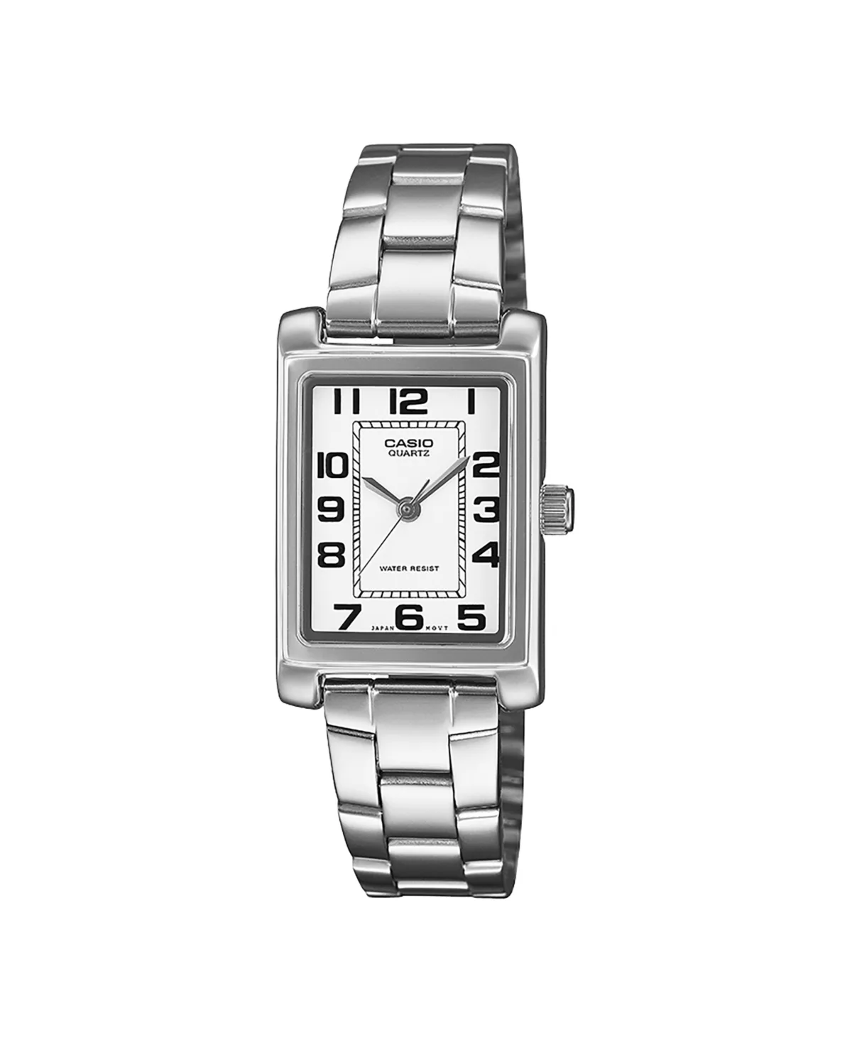 Japanese Quartz Silver-Tone Stainless Steel Watch, 21mm by Casio