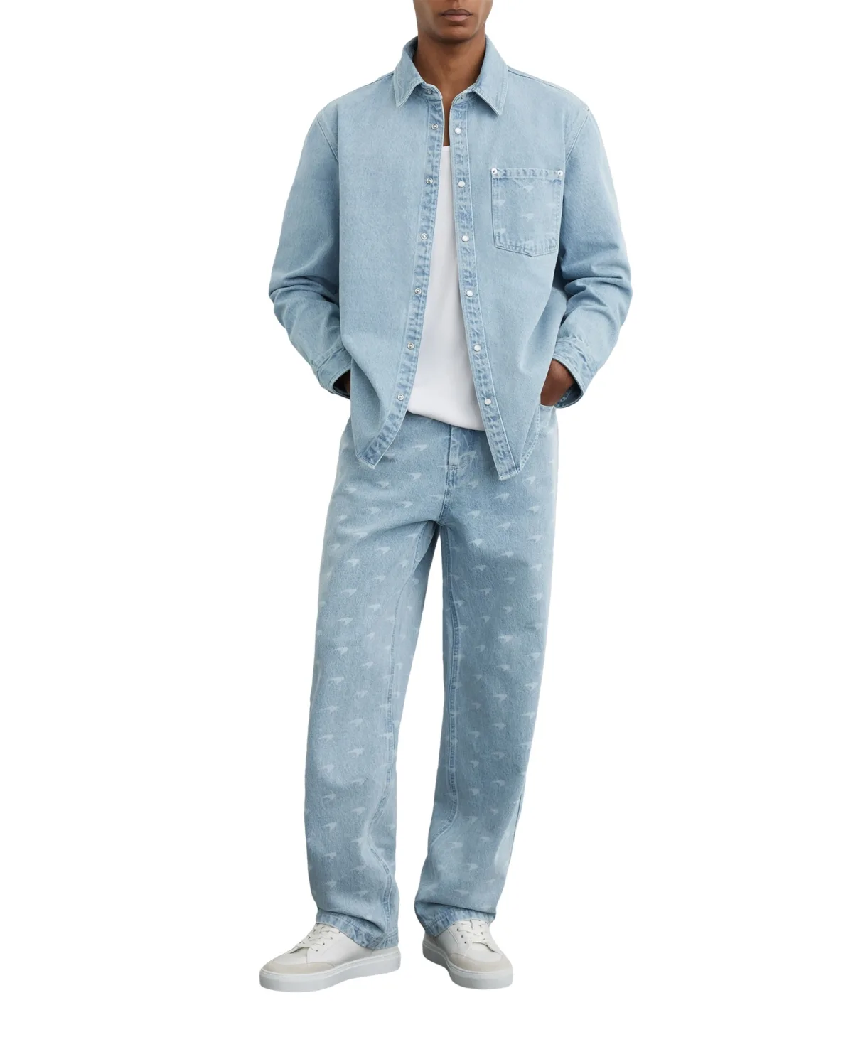 Chronix Relaxed-Fit Denim Shirt by Reiss