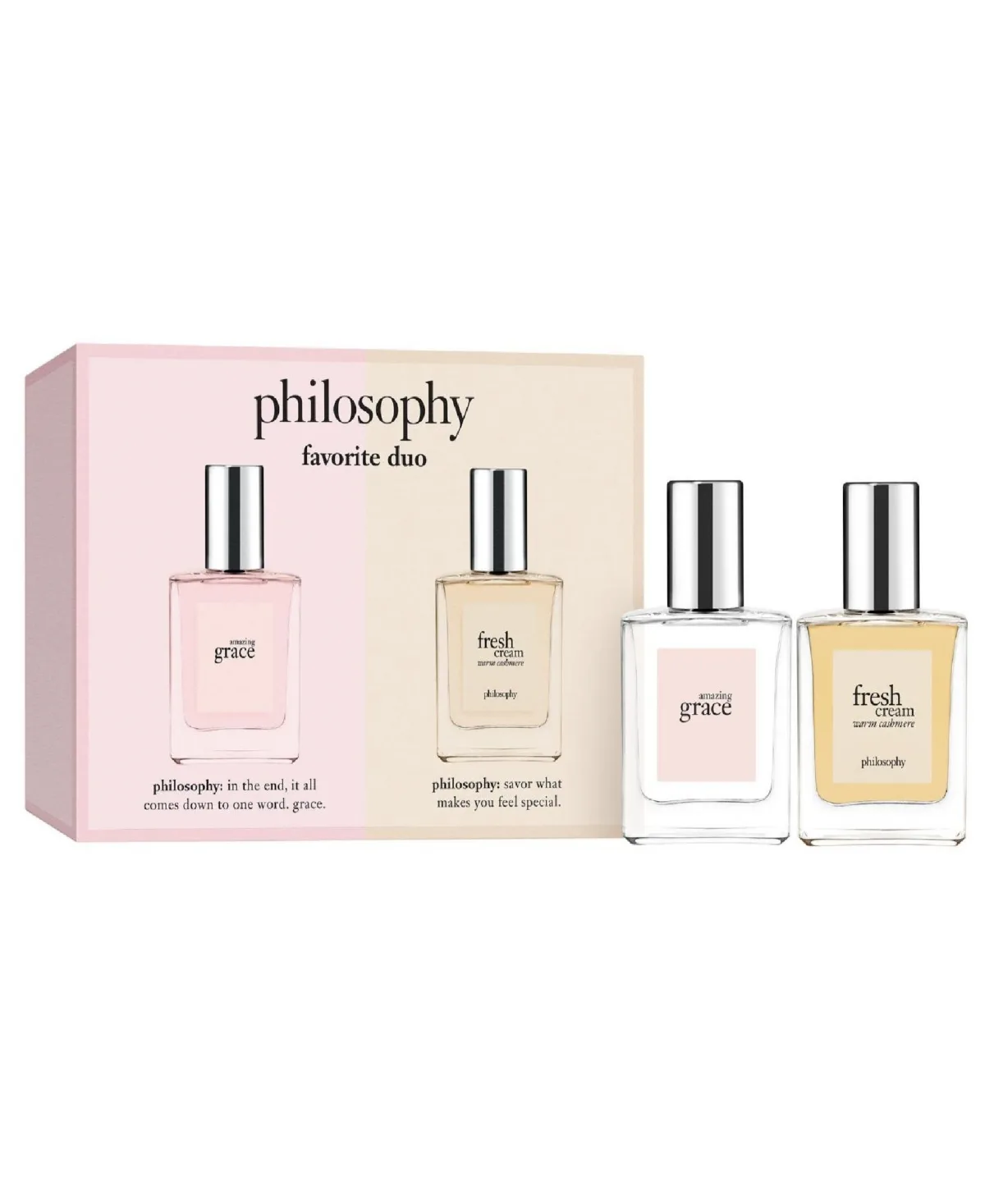 2-Piece Amazing Grace and Fresh Cream Warm Cashmere Eau De Toilette Gift Set by Philosophy