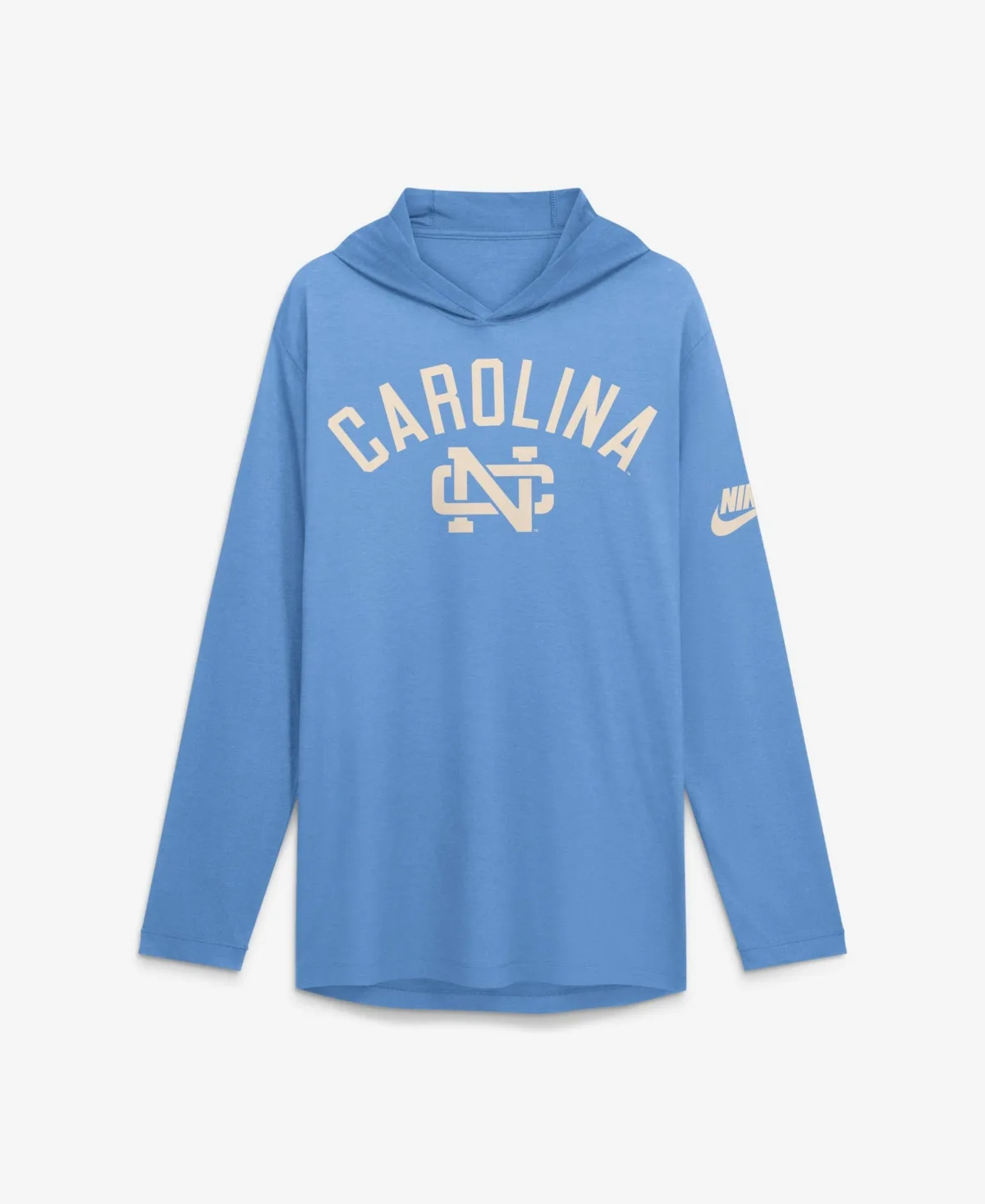 North Carolina Tar Heels Legacy Arch Tri-Blend Long Sleeve Hooded T-Shirt by Nike