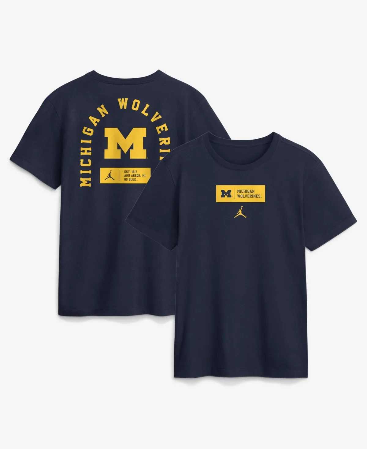 Michigan Wolverines Primetime Crew T-Shirt by Jordan