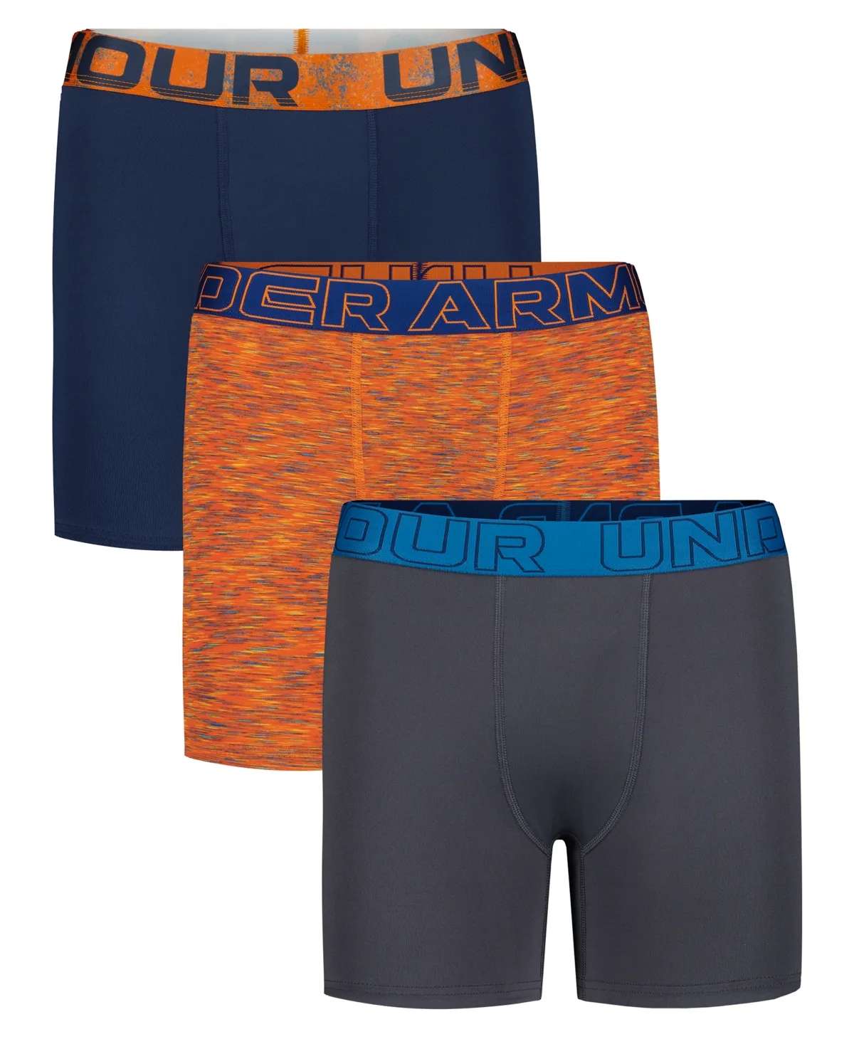 UA Performance Tech Four-Way Stretch Boxer Briefs, 3-Pack by Under Armour