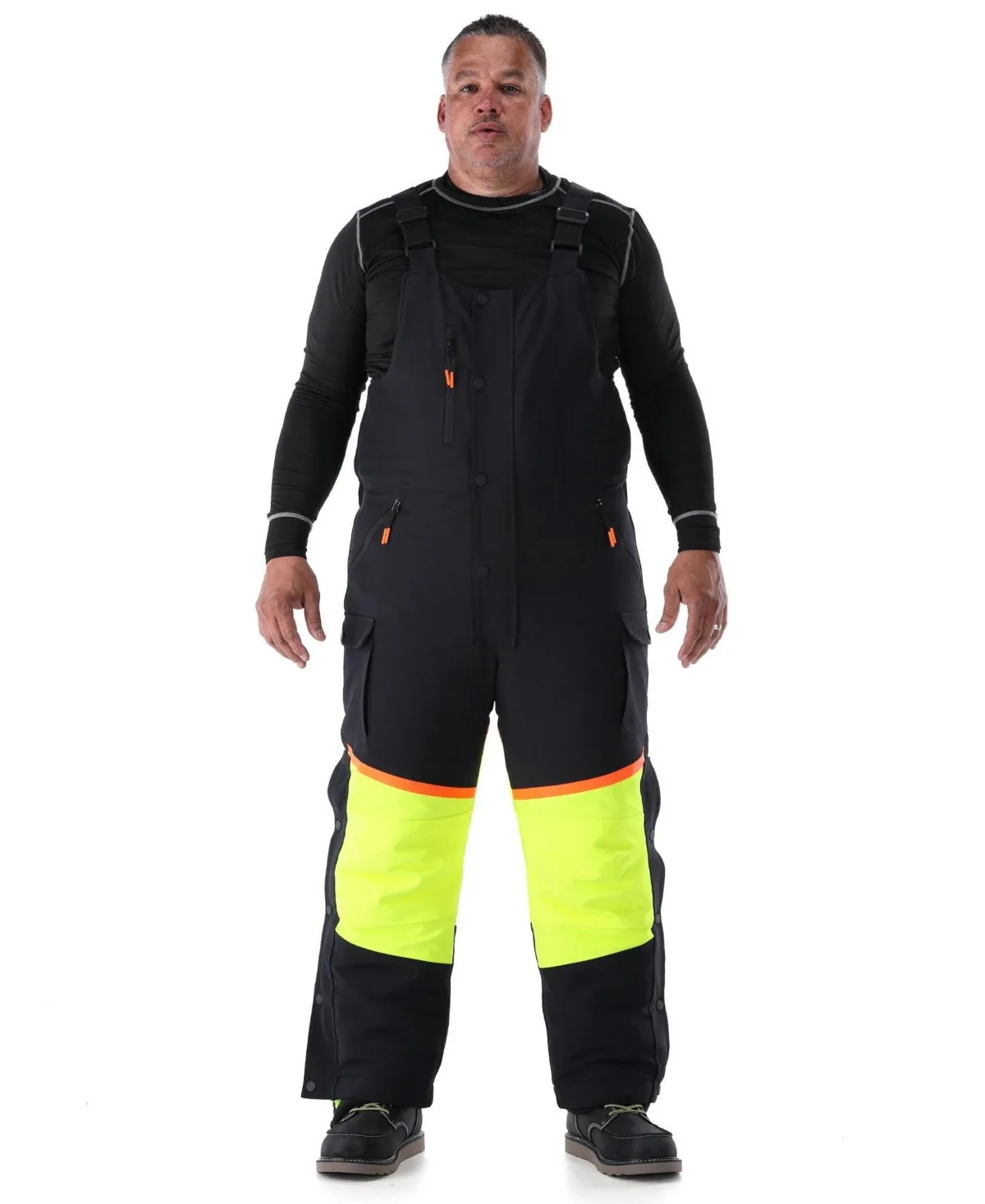 FrostFlex Insulated Stretch Bib Overalls by Refrigiwear