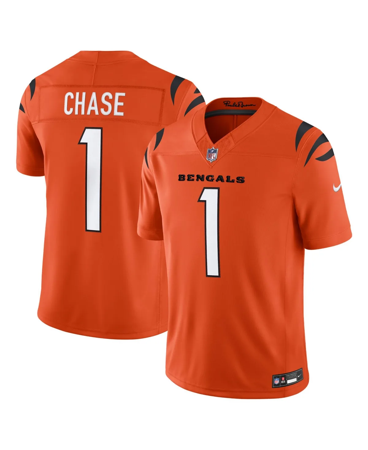 Cincinnati Bengals JaMarr Chase Alternate Vapor F.u.s.e. Limited Jersey by Nike