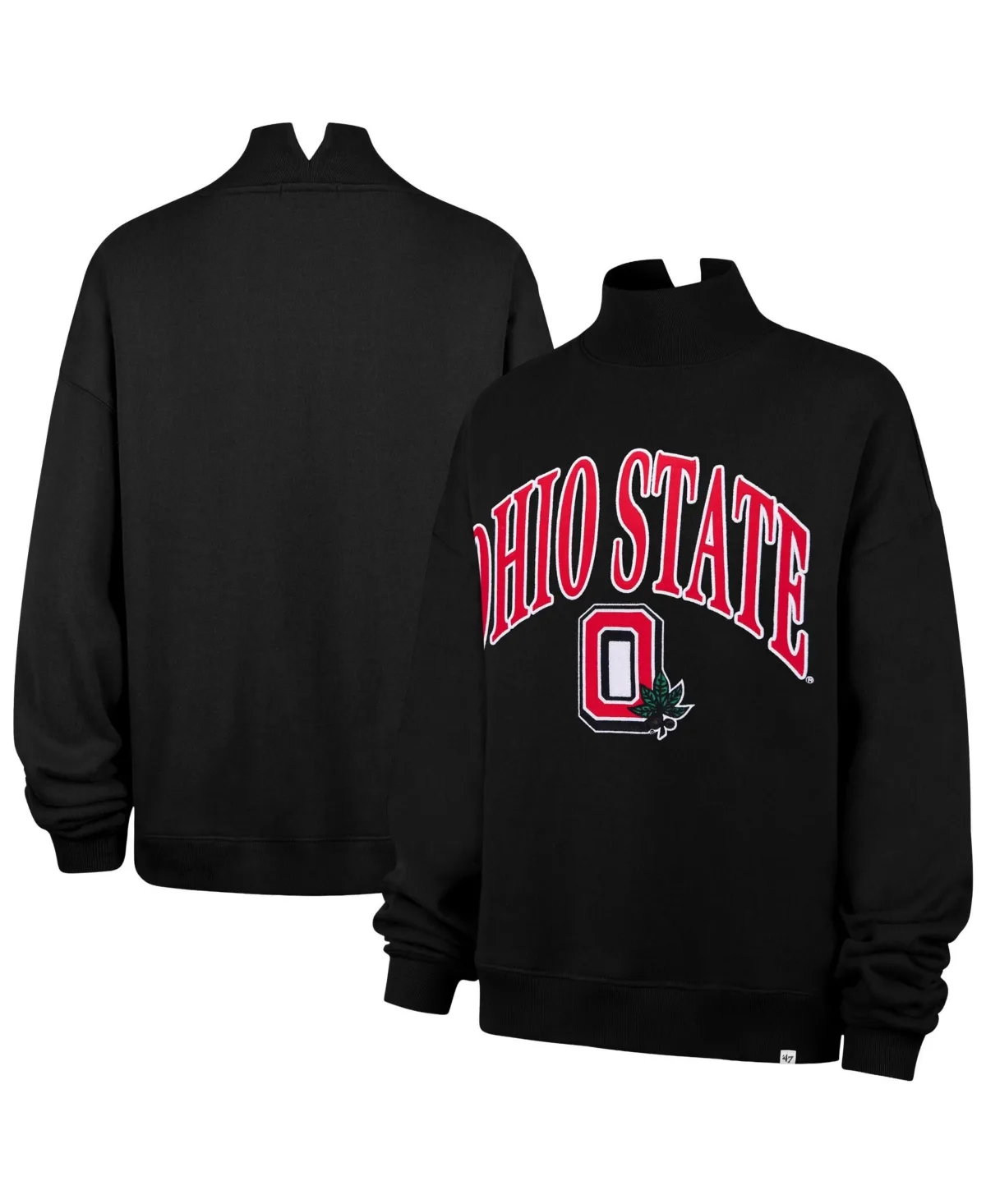 Ohio State Buckeyes Mock Neck Sweatshirt by 47 Brand