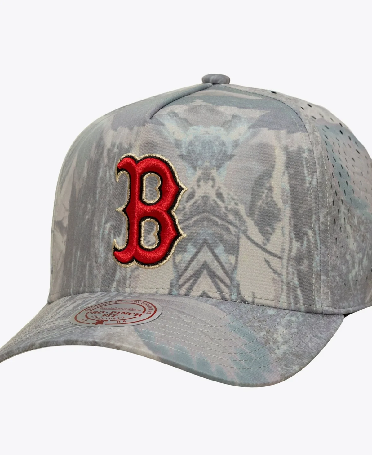 Boston Red Sox Perfect Pro Pinch Adjustable Hat by Mitchell & Ness