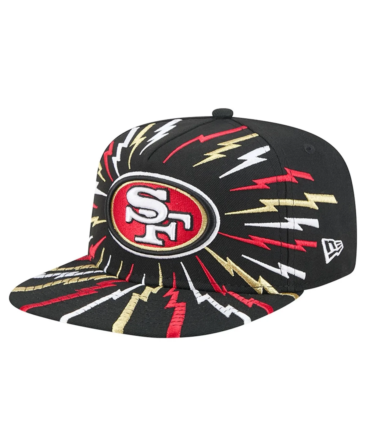 San Francisco 49ers Bolt A-Frame 9FIFTY High-Crown Snapback Hat
