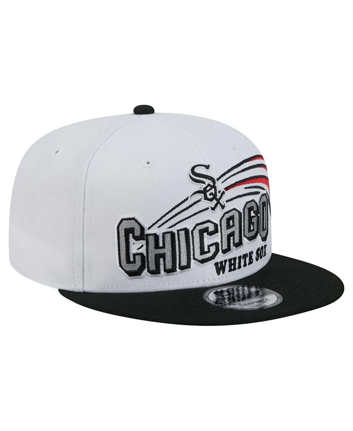 Chicago White Sox Retro Sweep Snapback Baseball Cap by New Era
