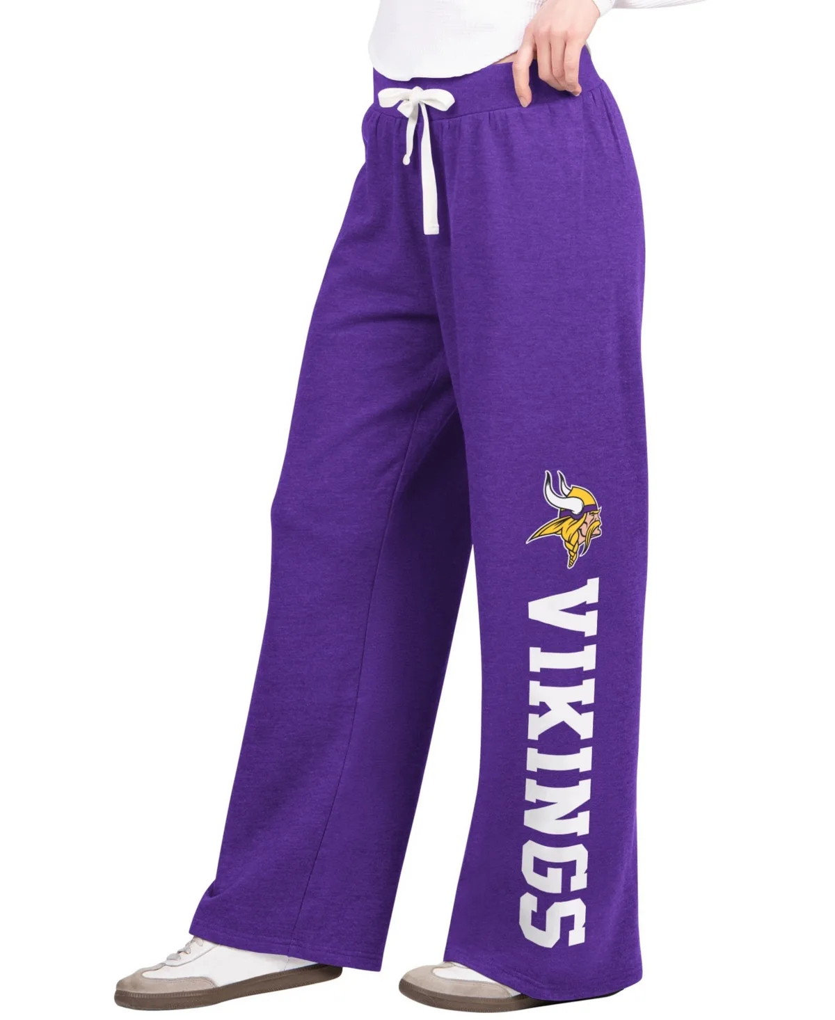 Minnesota Vikings Field Drawstring Relaxed-Fit Wide-Leg Sweatpants by Starter