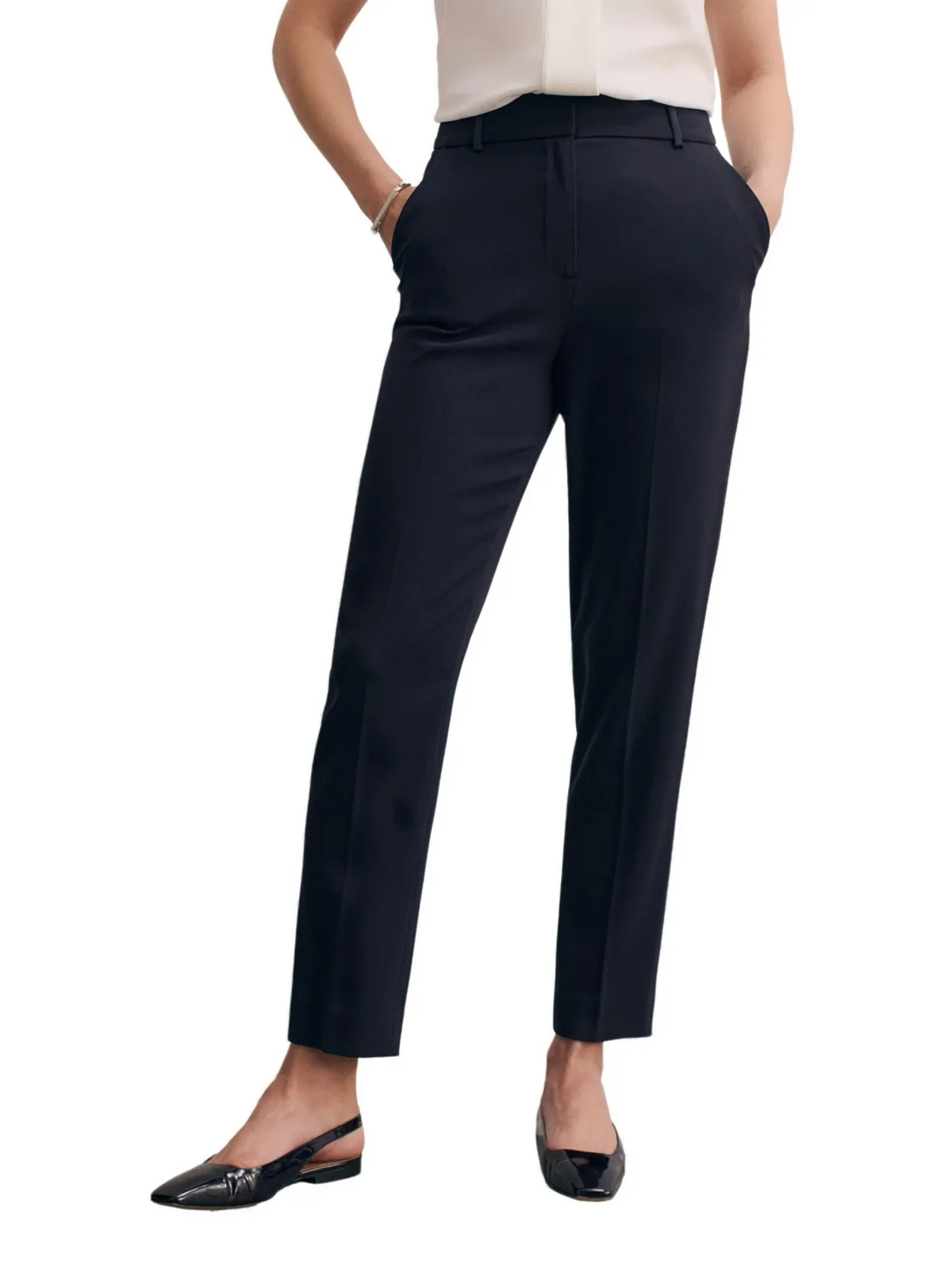 Tavira Clever Crepe Slim Pants by The Fold
