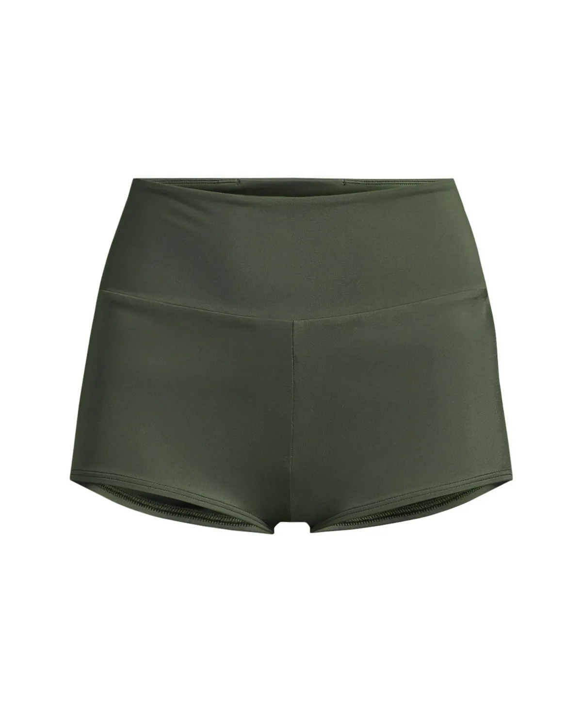 Tugless High Waisted Swim Boy Shorts by Lands' End