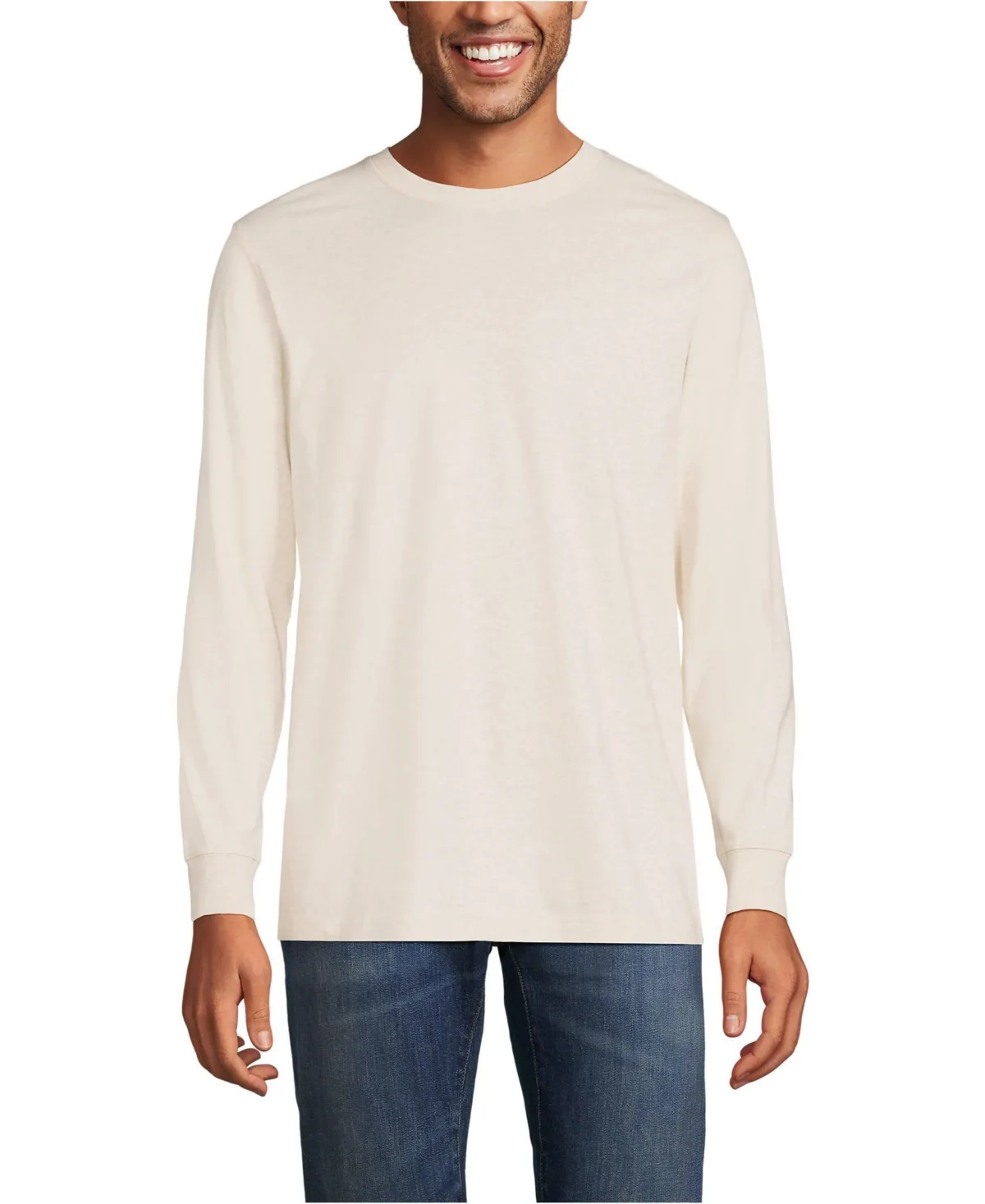 Super-T Long Sleeve T-Shirt by Lands' End