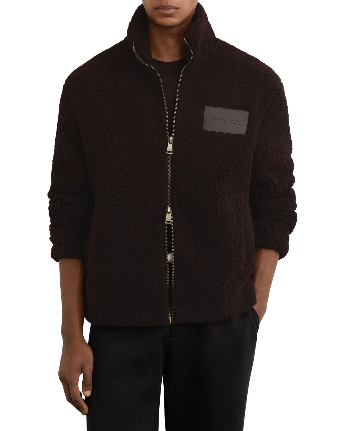Reiss x McLaren Racing Mach Fleece Funnel-Neck Jacket, Created for Macys by Reiss