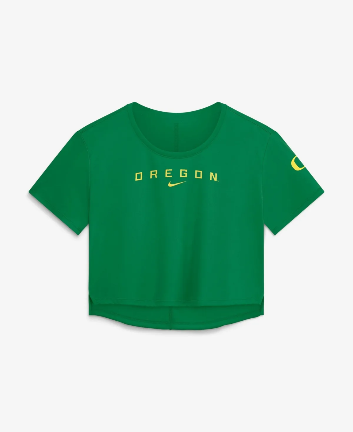 Oregon Ducks Premium Performance Dri-Fit Cropped Top by Nike