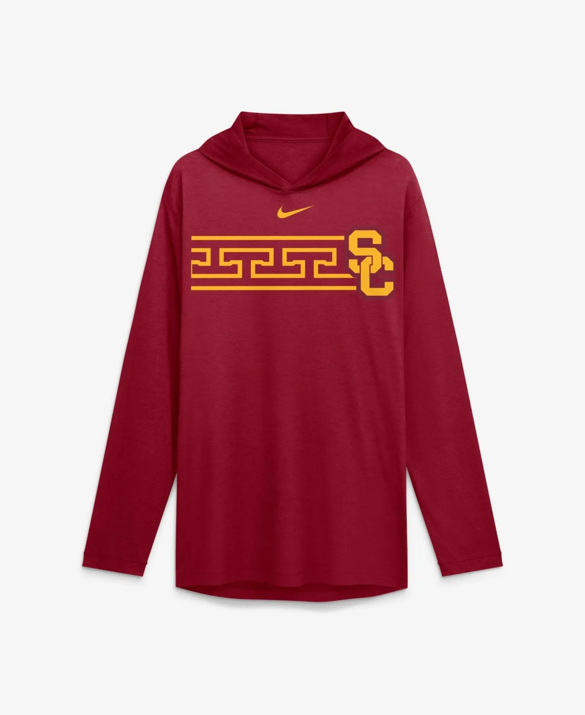 Usc Trojans Primetime Pattern Tri-Blend Dri-Fit Long Sleeve Hooded T-Shirt by Nike