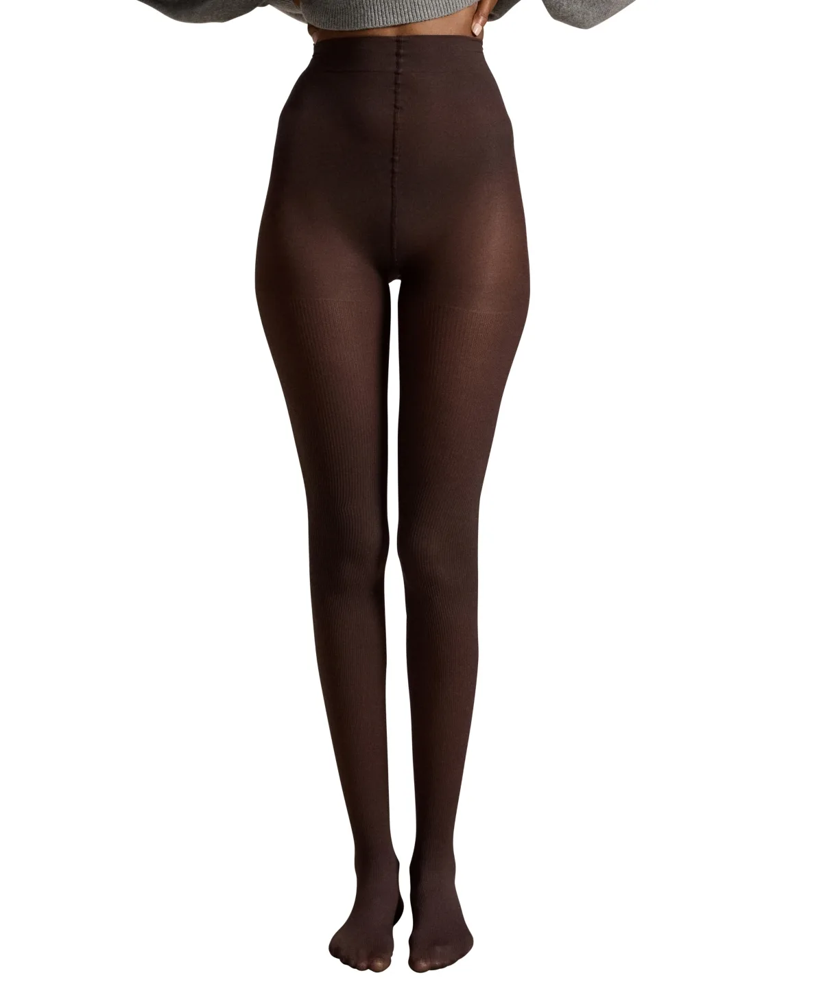 Rib Semi-Sheer 60 Denier Tights