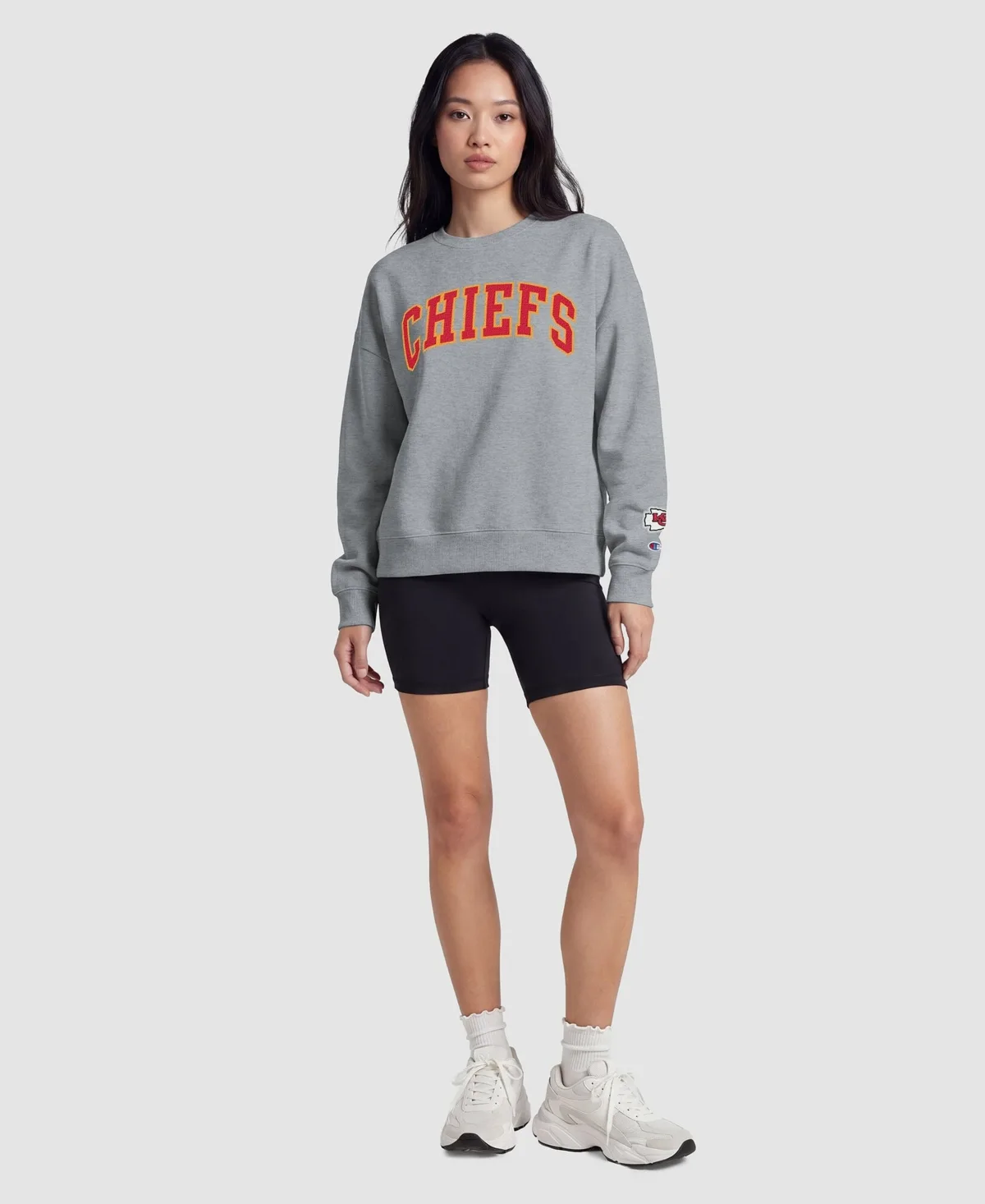Kansas City Chiefs Contrast Lined Sweatshirt by Champion
