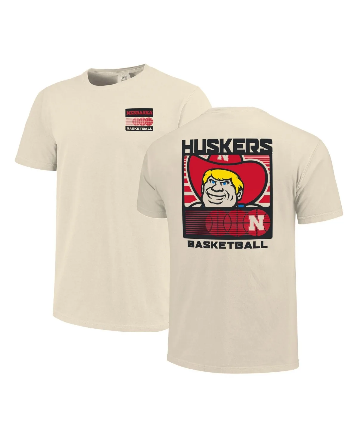Nebraska Huskers Basketball Staredown Relaxed-Fit T-Shirt by Image One