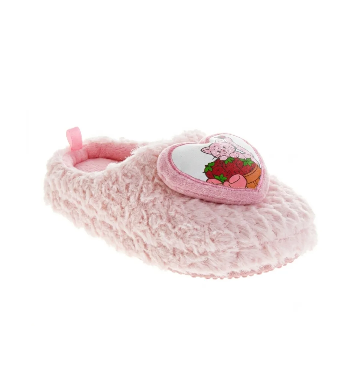 Strawberry Shortcake Slippers Soft Cozy Plush Easy Slip-On Footwear by Strawberry Shortcake