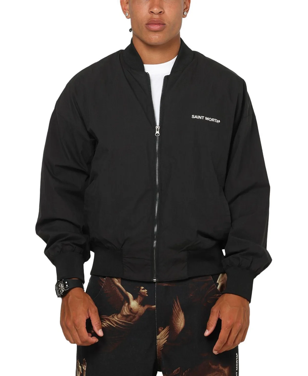 Crossbearer Bomber Jacket by Saint Morta