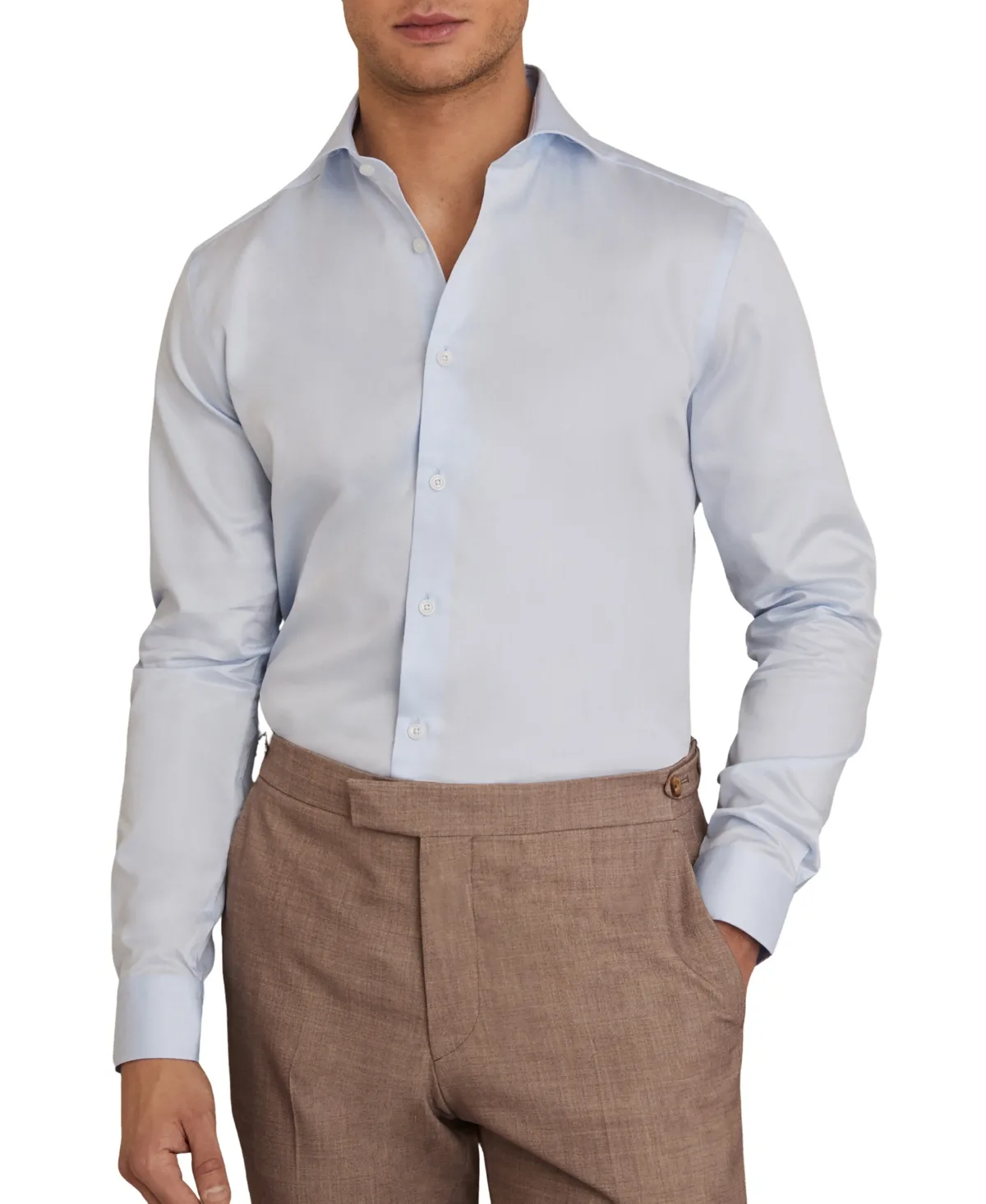 Storm Regular-Fit Cotton-Twill Two-Fold Shirt by Reiss